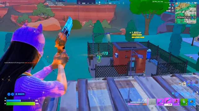 Fortnite ESP player boxes and names