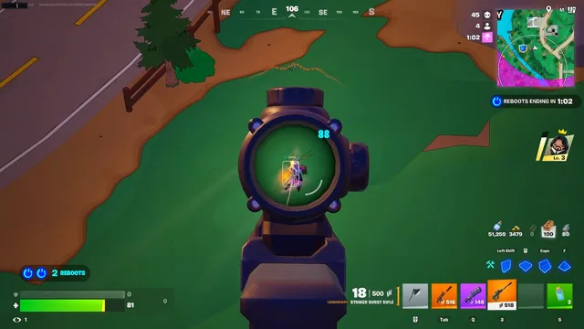 Fortnite triggerbot module on PC