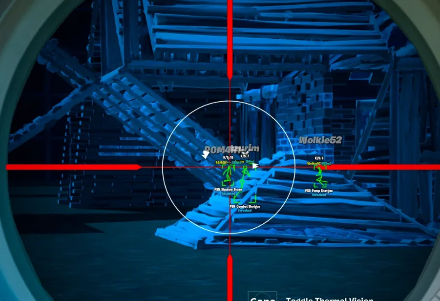 bot moving toward a reboot van with loot in Fortnite